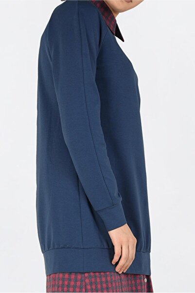 Alvina 4828 Модель з коміром і поділом спідниці з рюшами