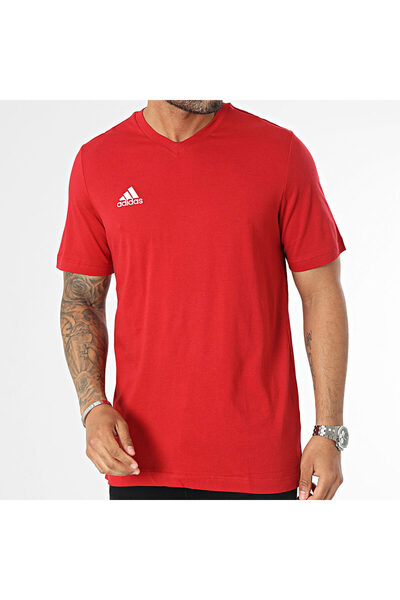 adidas Ent22 Tee - Мъжка червена тениска HC0451