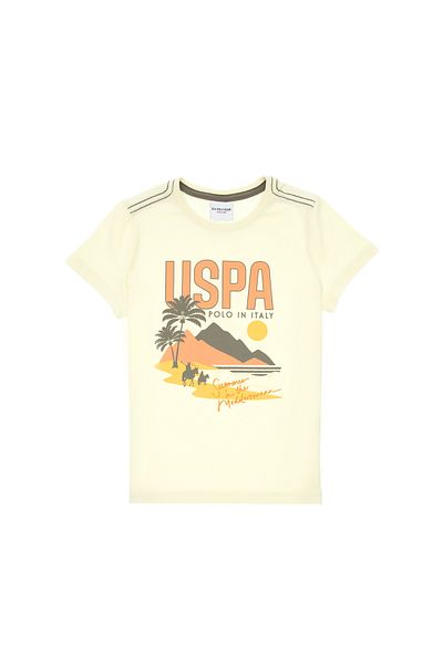 U.S. Polo Assn. Boy's Lemon Crew Neck T-Shirt 50307145-Vr035