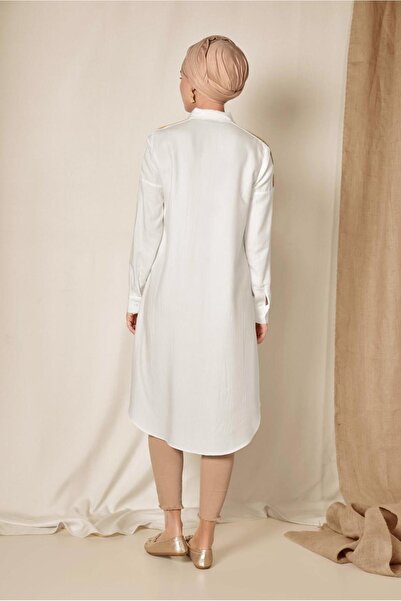 Alvina Sequined Shoulder Detailed Tunic 4348