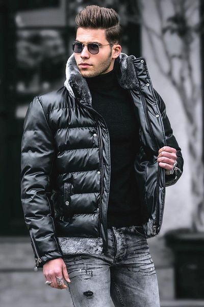 Madmext Bunda Black Puffer Jacket 4797