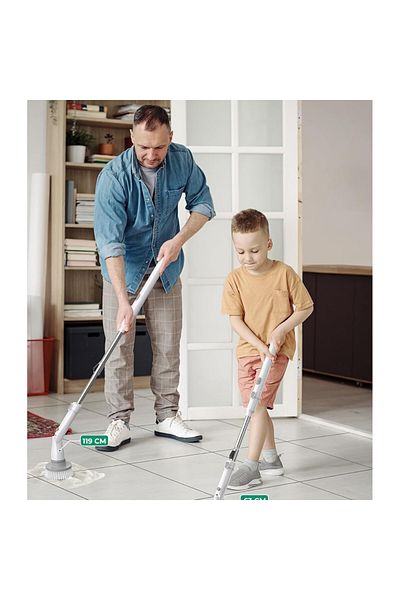 Regal Bliss Perie electrica rotativa pentru curatare Regal Bliss®, fara fir, 4 capete, maner extensibil