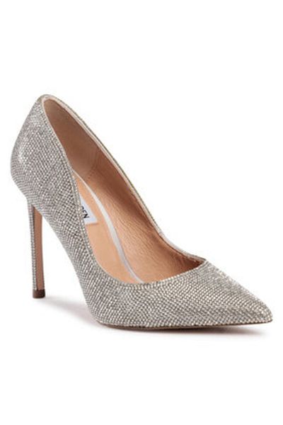 Steve Madden pantofi cu toc dama steve madden SM11000751 argintiu