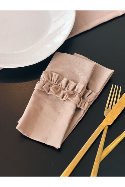 KaiHome Калъф за вилици, лъжици и ножове Sienna Linen с 3 отделения, 2 части