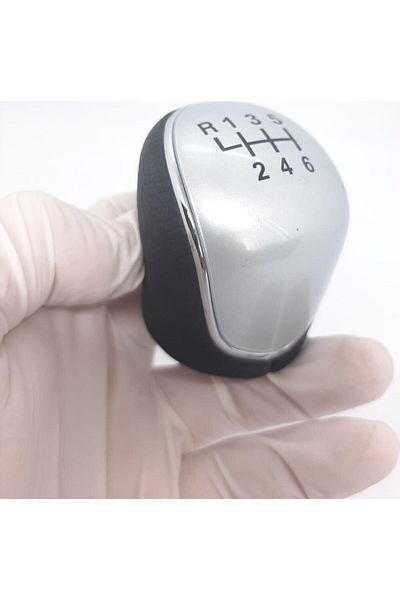 FVR Toyota Compatible Verso Leather Gear Shift Knob Gray Scheming 6 Forward