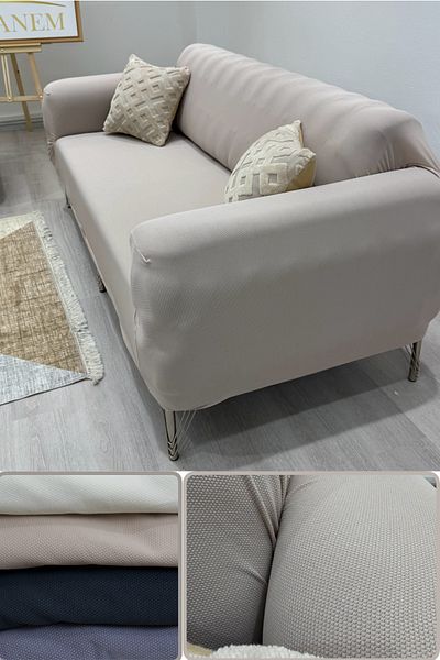 uzhanem Husa pentru scaune flexibile din Lycra pentru trei persoane - Husa elastica