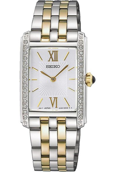 Seiko SWR093P1 Women's Analogue Quartz Watch with Stainless Steel Strap