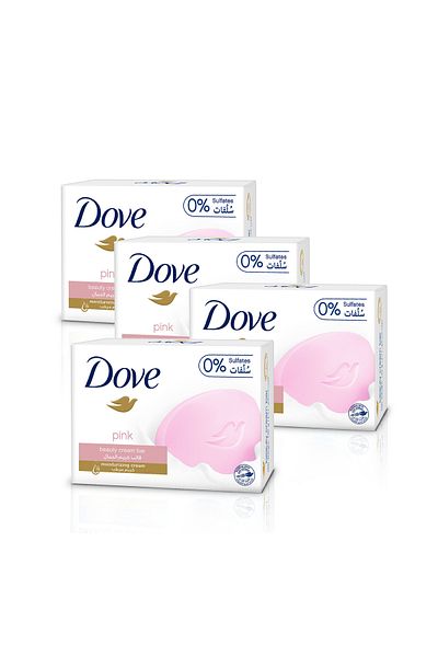 Dove Pink Bar Soap Value Pack 4 x 125 g