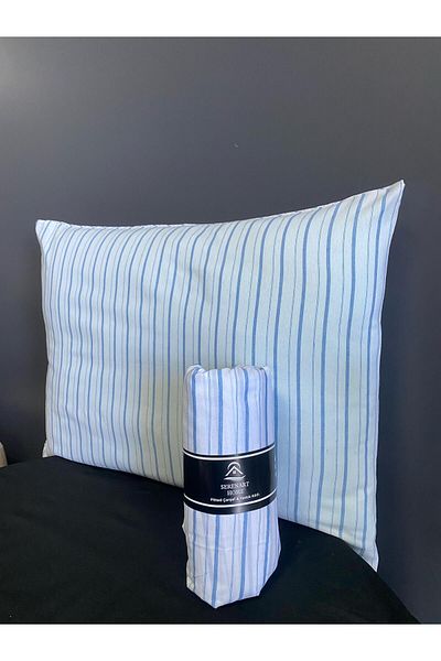 SERENART HOME King Size Elastic Sheet Set |   Cotton |   2 Pillow Cases |   180 X 200