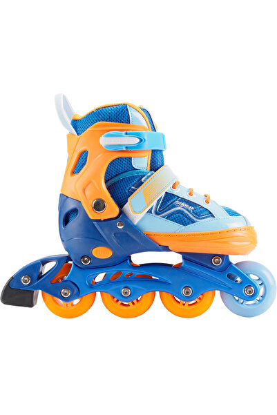 ACTION ONE Set de role Desire, cu casca, protectii si geanta transport, reglabile, marimea L (39-42), blue