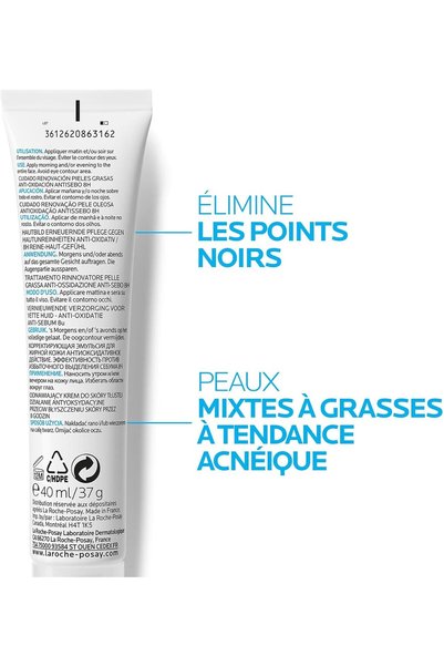 La Roche Posay Effaclar K (+) Moisturizer Anti Blackhead - 40ml for Oily/Sensitive Skin