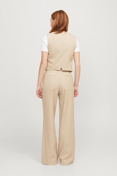 Jack & Jones Γυναικείο Παντελόνι Μικτό Λινό Ψηλόμεσο - Ellis