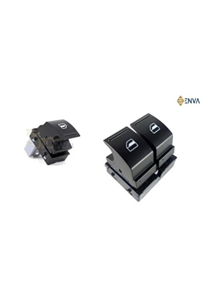 Genel Markalar Skoda Roomster Ikili + Tekli Cam Açma Düğmesi Takımı 2006-2014