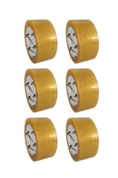 BANT EVİ Hotmelt Duct Tape Transparent 6 Pieces 45mmx100meter