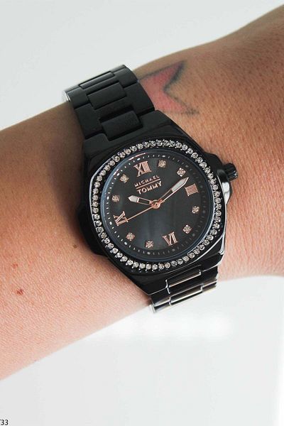MICHAEL TOMMY Mt 325006 Lsysy33 Women's Wristwatch with Steel Cord