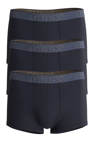 Guess Joe Boxer Trunk 3 Pack Men's Navy Blue Boxer U4Rg33K6Yw0-G7V2