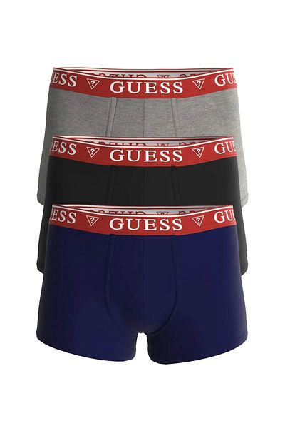 Guess Brian Hero Boxer Trunk 3 Pack Men's Gray Boxer U97G01Kcd31-He90