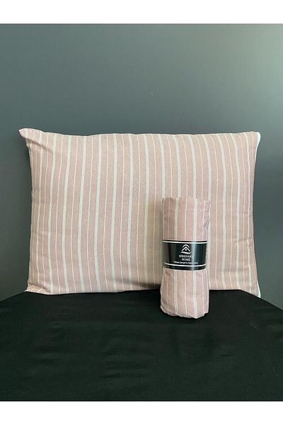 SERENART HOME King Size Elastic Sheet Set |   Cotton |   2 Pillow Cases |   180 X 200