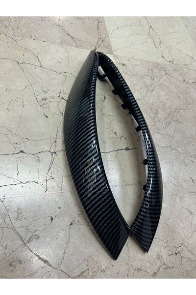 TİTANİKPARTS BMW 3 SERIES F30 F30LCI مقبض الباب العلوي من الكربون مزود بجزء علوي قابل للإزالة والتركيب