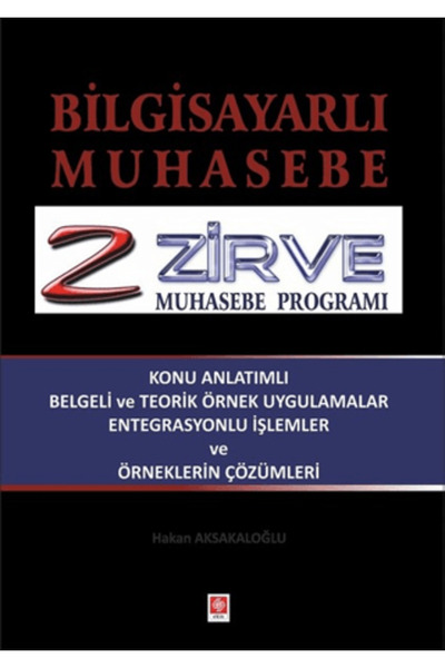 Ekin Basım Yayın Bilgisayarlı Muhasebe Zirve Muhasebe Programı