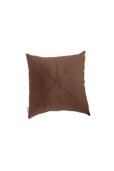 Homelux Clayton decorative pillowcase, velvet look, with zipper, 45x45 cm, brown