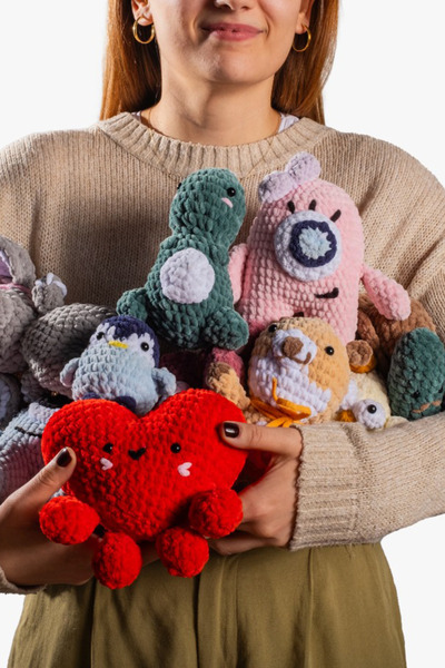 Self 3-пакетний синій оксамитовий шнур, амігурумі, іграшки, ковдра, ручний шнур для в'язання, Kitten Velvet