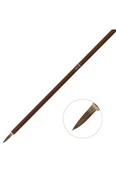 STORESZA Wolf Hair 4 No Tile Writing Sable Drawing Bamboo Brush Tile Writing Brush