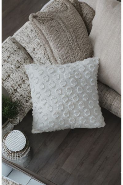 baladı home ev tekstil home collection Pom-Pom Pillow Case Measurement 40 X 40 Centimeters (1 Piece) Decoration Pillow Case