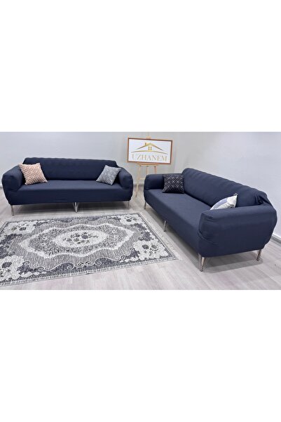 uzhanem Еластичний жакардовий бавовняний чохол для дивана - комплект 3+2+1+1, з еластичною гумкою