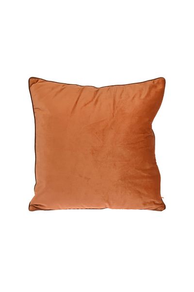 Homelux Evia Decorative Pillow, Velvet Look, 45X45 Cm, Orange