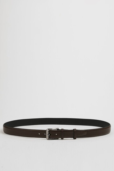 Faruk balkanas Genuine Floater Leather Buckle Belt