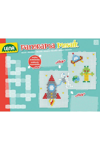 LENA Panoramic mosaic Lena XL, transparent, 400 pieces, 4 colors