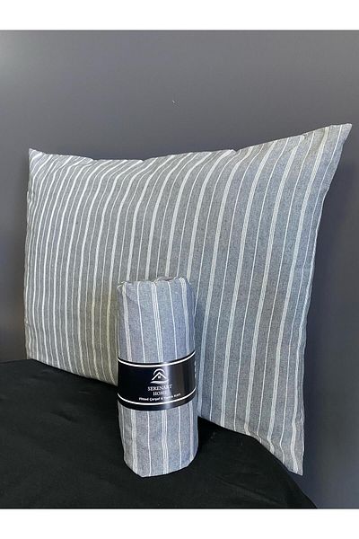 SERENART HOME King Size Elastic Sheet Set |   Cotton |   2 Pillow Cases |   180 X 200