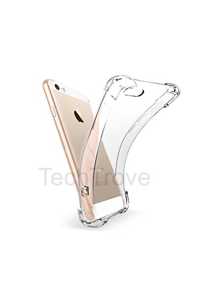 TechTrove Apple iPhone 5 Kılıf Şeffaf Ekstra Darbe Korumalı Kapak