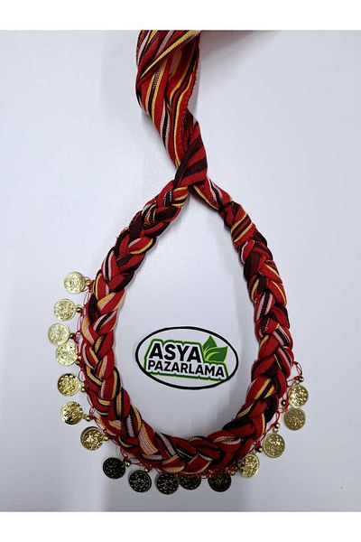 ASYA PAZARLAMA Black Sea Braided String Lira Item: Keşan, Scarf, Shawl, Scarf, Hair Band, Bandana, Pusheen