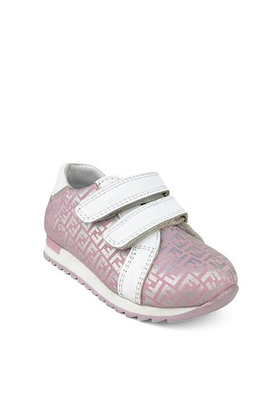 Cici Bebe Ayakkabı Genuine Leather Pink White Girls Shoes