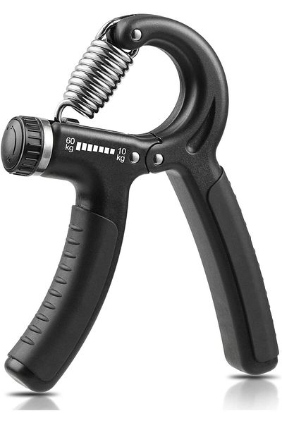 COOYA Handtrainer Unterarmtrainer, Einstellbarer Widerstand 10-60kg, Black