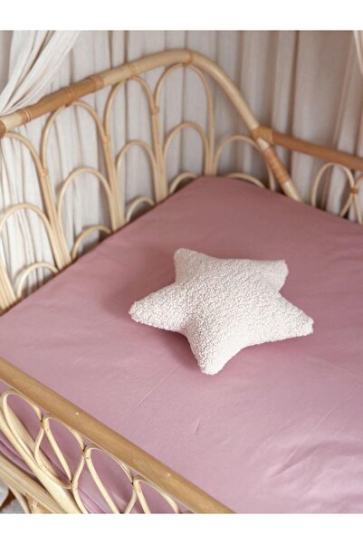 Cigit Baby Size Bed Sheet 120X150 cm Dusty Rose