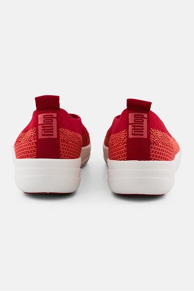 Fitflop Women Uberknit Slip On Casual Shoes, Red