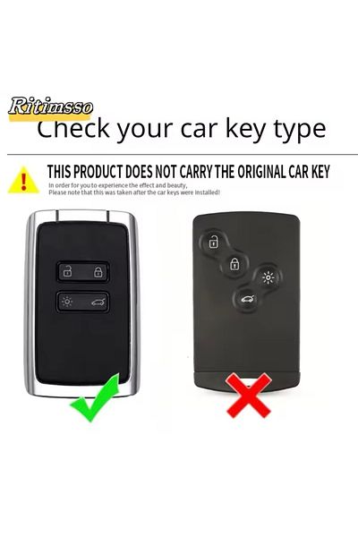 YıldızTuning Renault Talisman Key Case Black-Gold