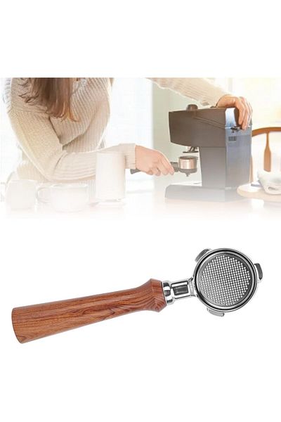 COOYA Bottomless Portafilter, 3 Ears Bottomless Portafilter 51mm For Machines