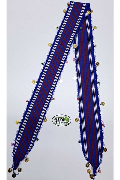 ASYA PAZARLAMA Black Sea Wooden Beaded and Lira Keşan, Scarf, Shawl, Scarf, Hair Band, Bandana, Pus