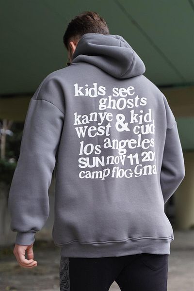 Madmext Мъжки суичър Smoked Oversize 5337