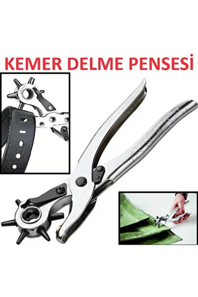 optana Pense Kemer Delme Pensesi Delici Delik Açma 6 Başlıklı Çıtçıt Pense De...