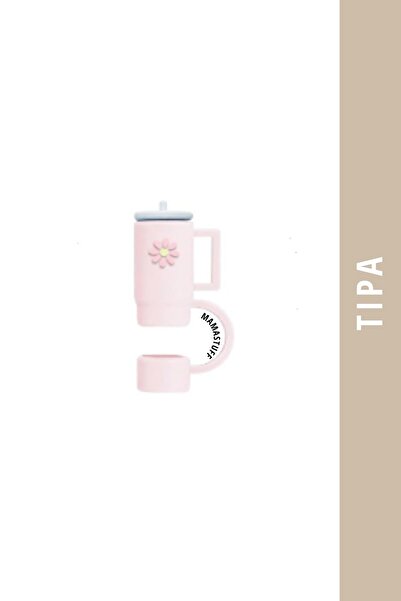 Mamastuff Silikon Tıpa - Pembe Termos Şeklinde