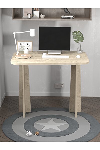 DESENGO Traverten 60x90 Çalışma Masası,yemek Masası,ofis Masası,balkon Masası...