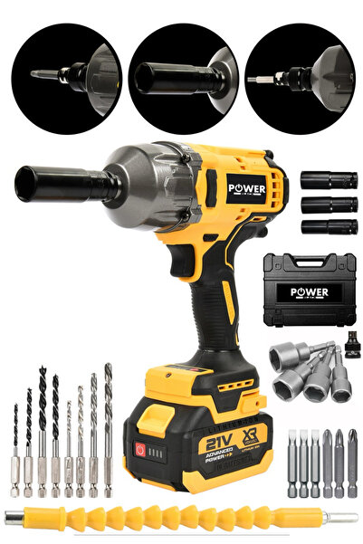 POWER BLACK 800 nm tam torkLu çift bataryalı somun  sıkma  power black