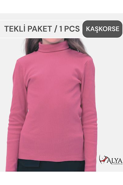 ALYA UNDERWEAR Turtleneck Cotton Twill Children's Camisole Body