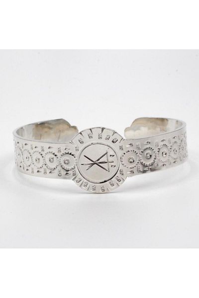 ANTEPSEPETİ Copper Gray Ring Patterned Bracelet
