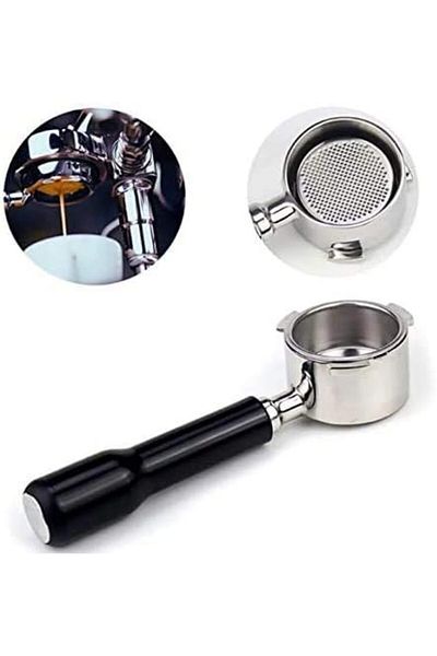 COOYA 54mm Bottomless Portafilter with Stainless Steel Handle, Basket, Distributer, Tamper and keychain
